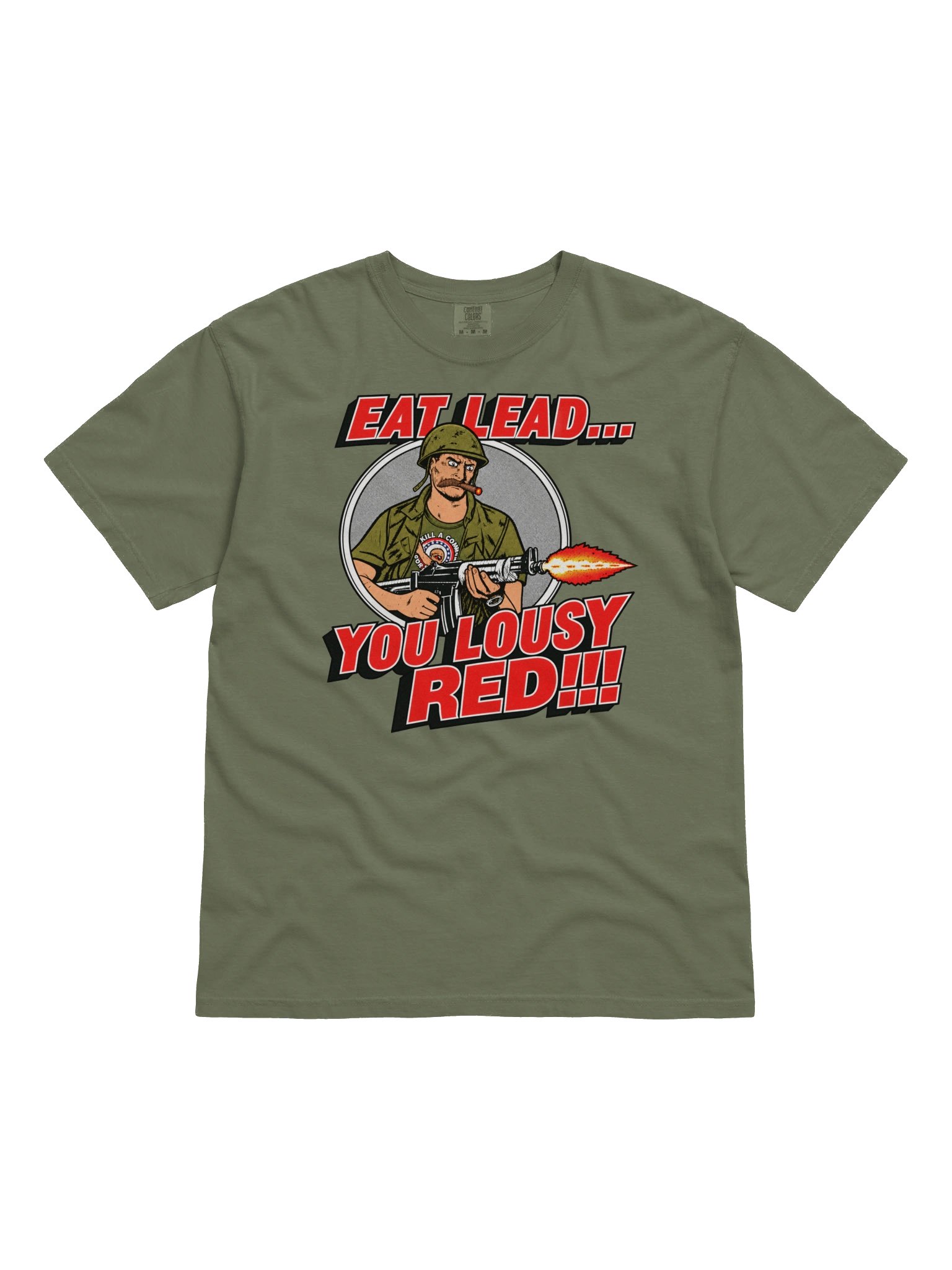 EAT LEAD... YOU LOUSY RED!!! Heavyweight T-Shirt product image (27)