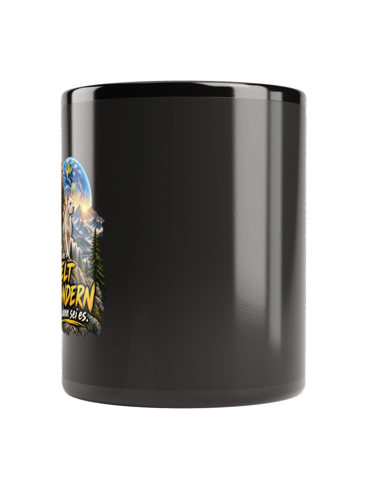 Aufbruch – Schwarze Keramiktasse | Veränderung product image (2)