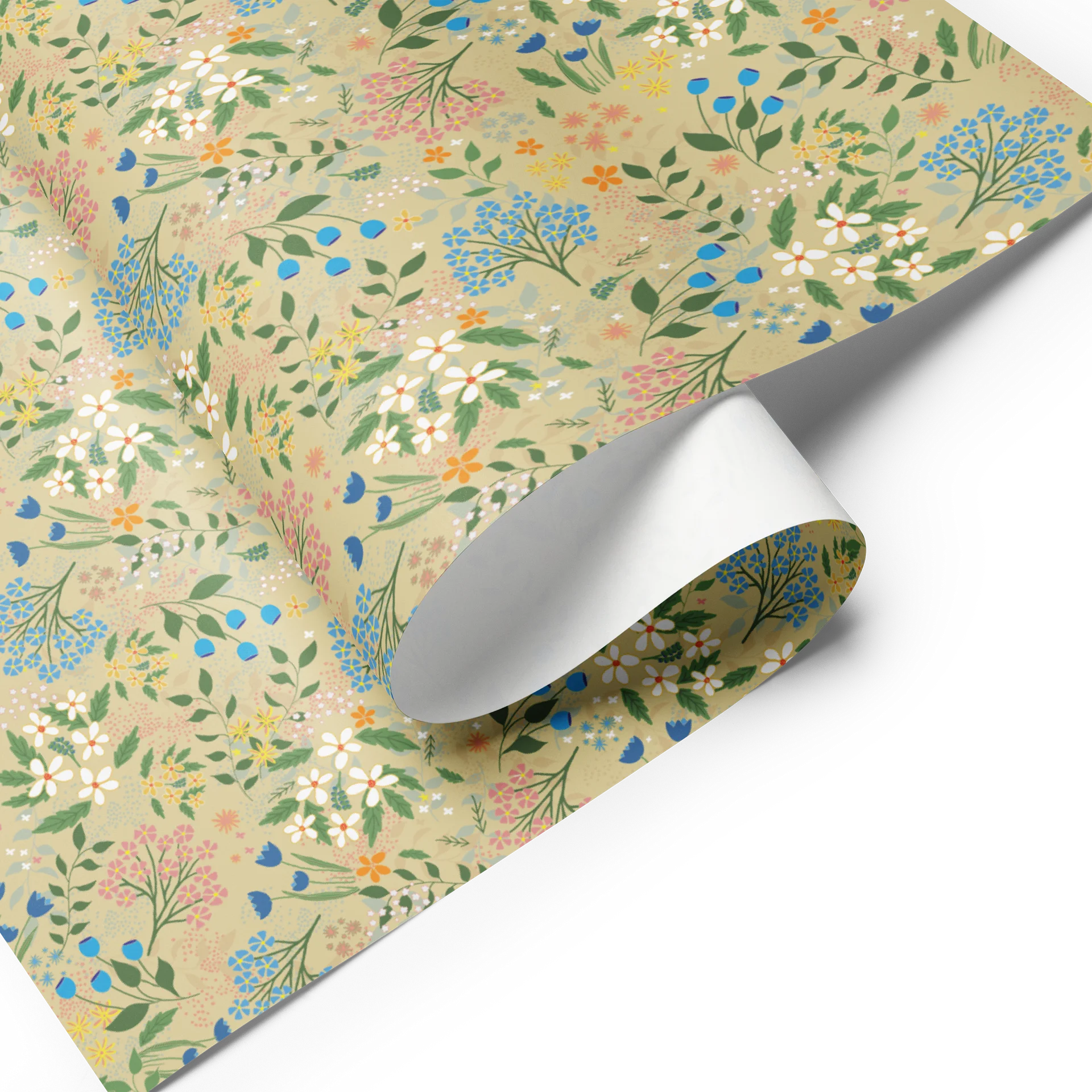 Bluebird Wrapping Paper Set 1 in Tan product image (5)