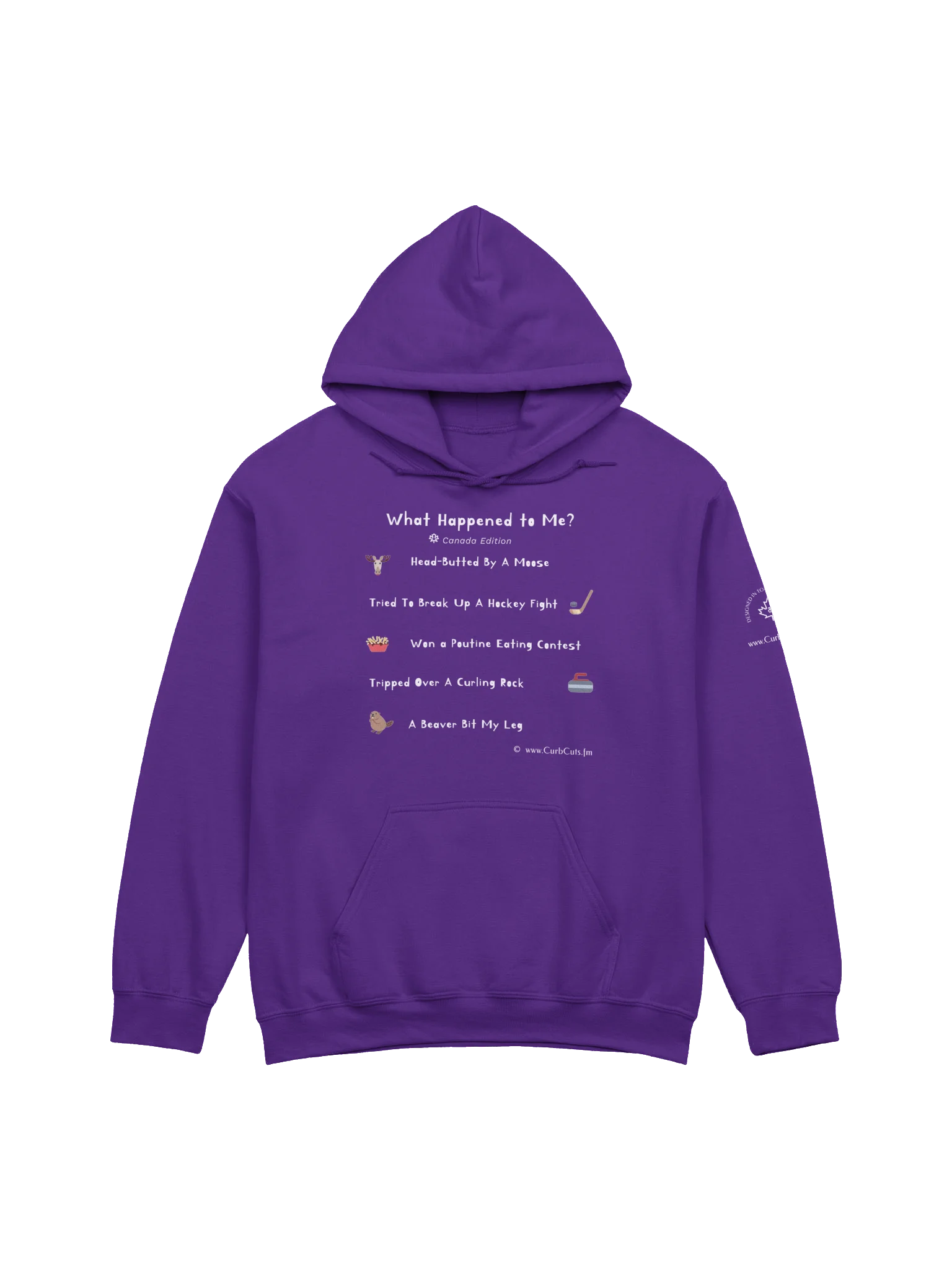 WHAT HAPPENED TO ME ? (Canada Edition): Hoodie product image (5)