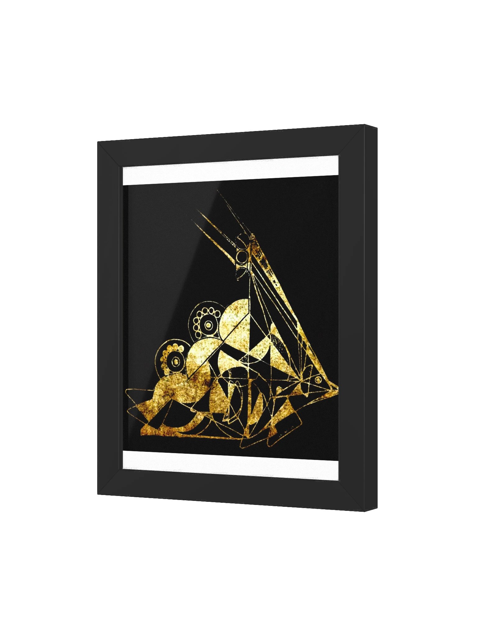 Creatures of the Abyss – Gold Edition – Framed Print product image (3)