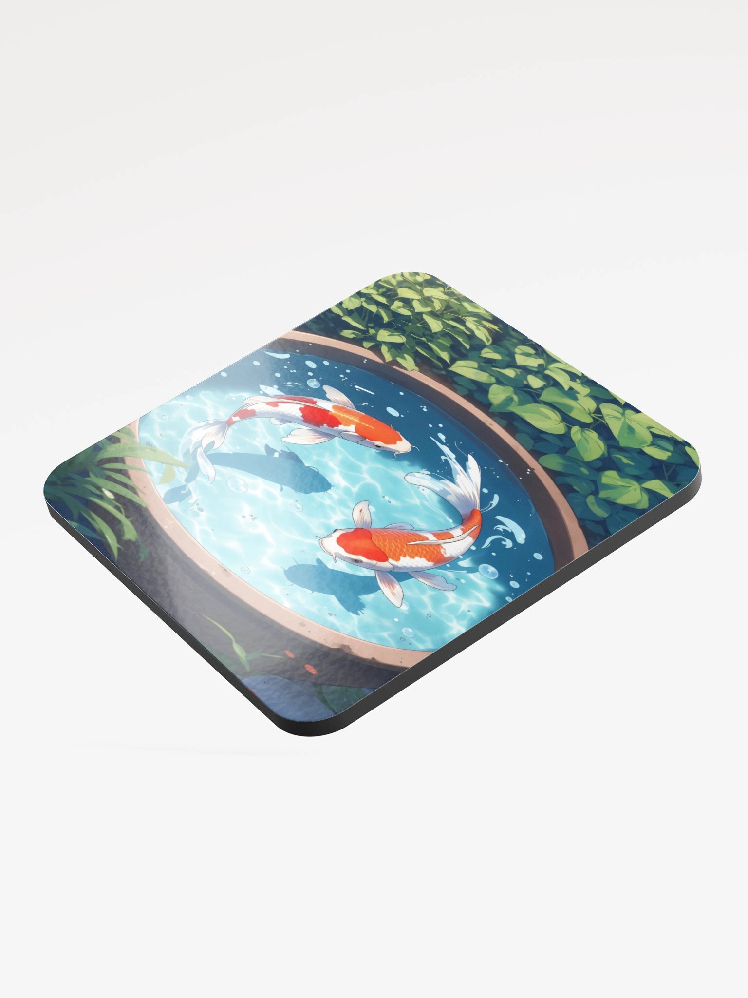 Zen Koi Pond - Cork Coaster product image (3)