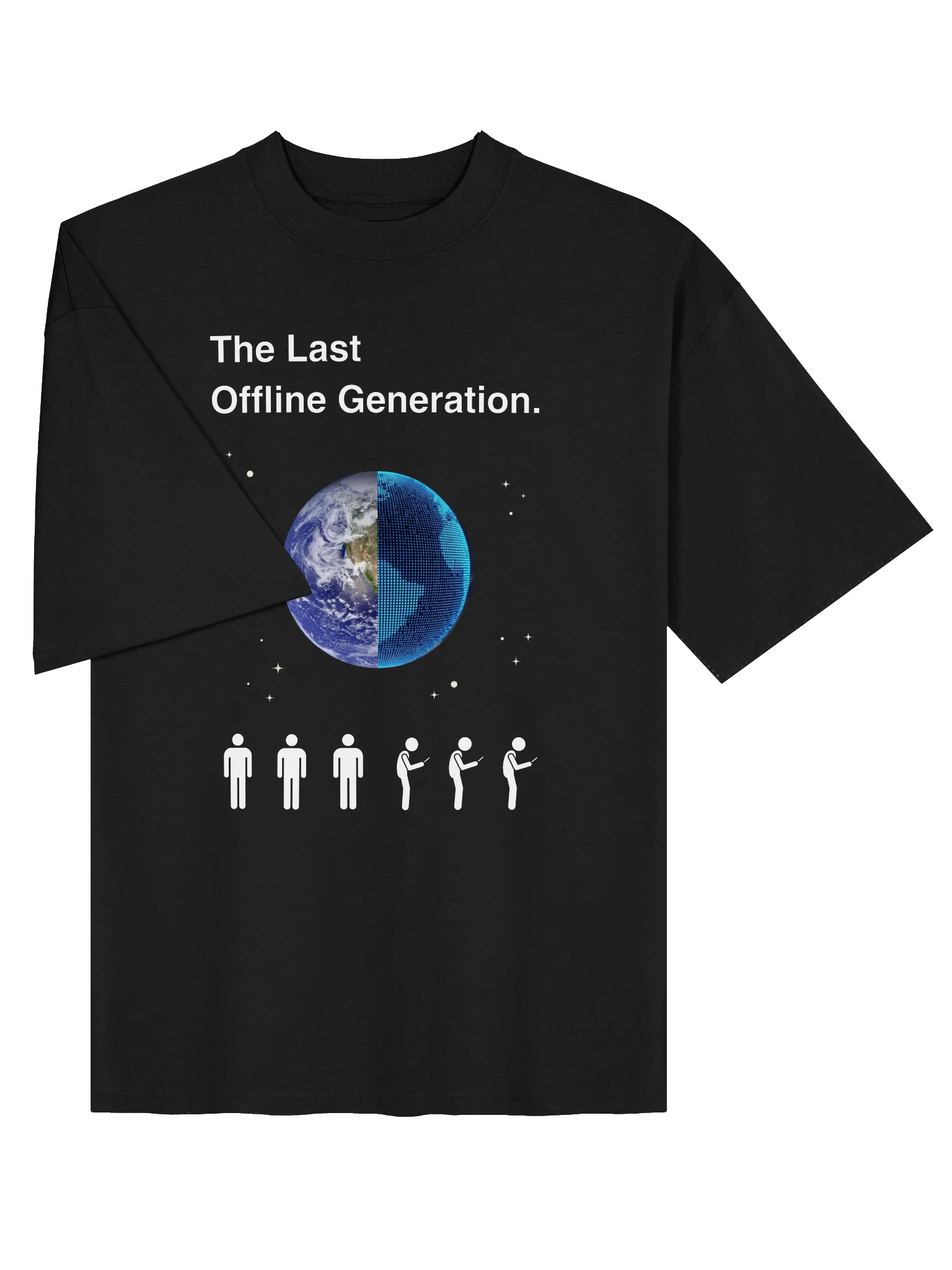The Last Offline Generation. Shirt product image (7)
