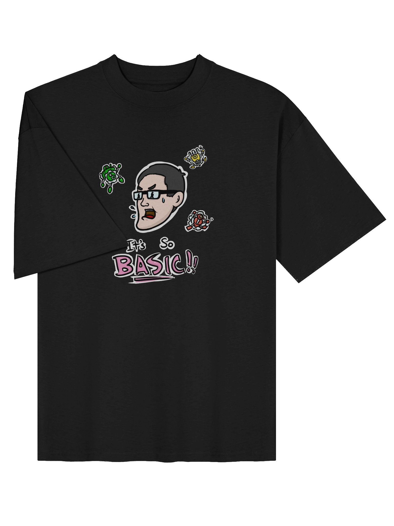 It's So Basic! Oversized Tee - Cheater Peng Collection product image (3)
