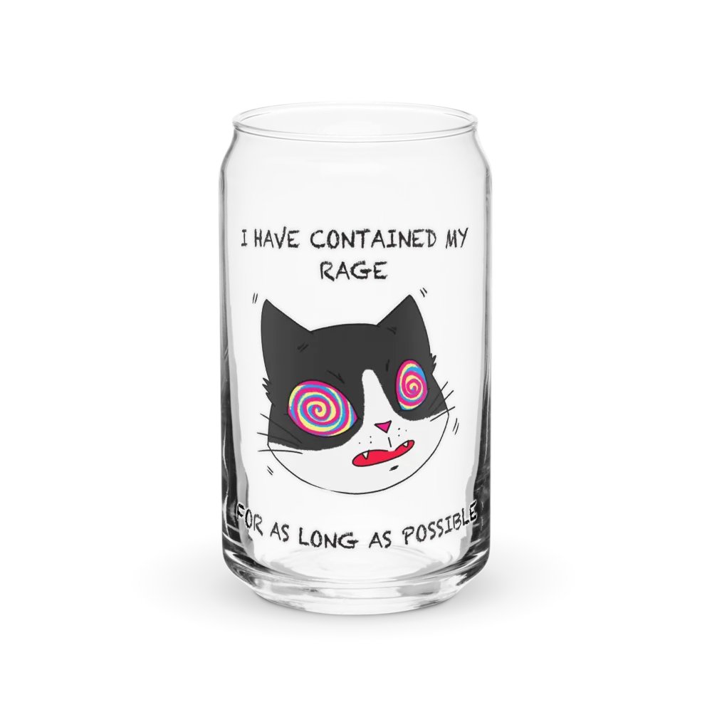 Rage Cat Can-Shaped Glass product image (1)