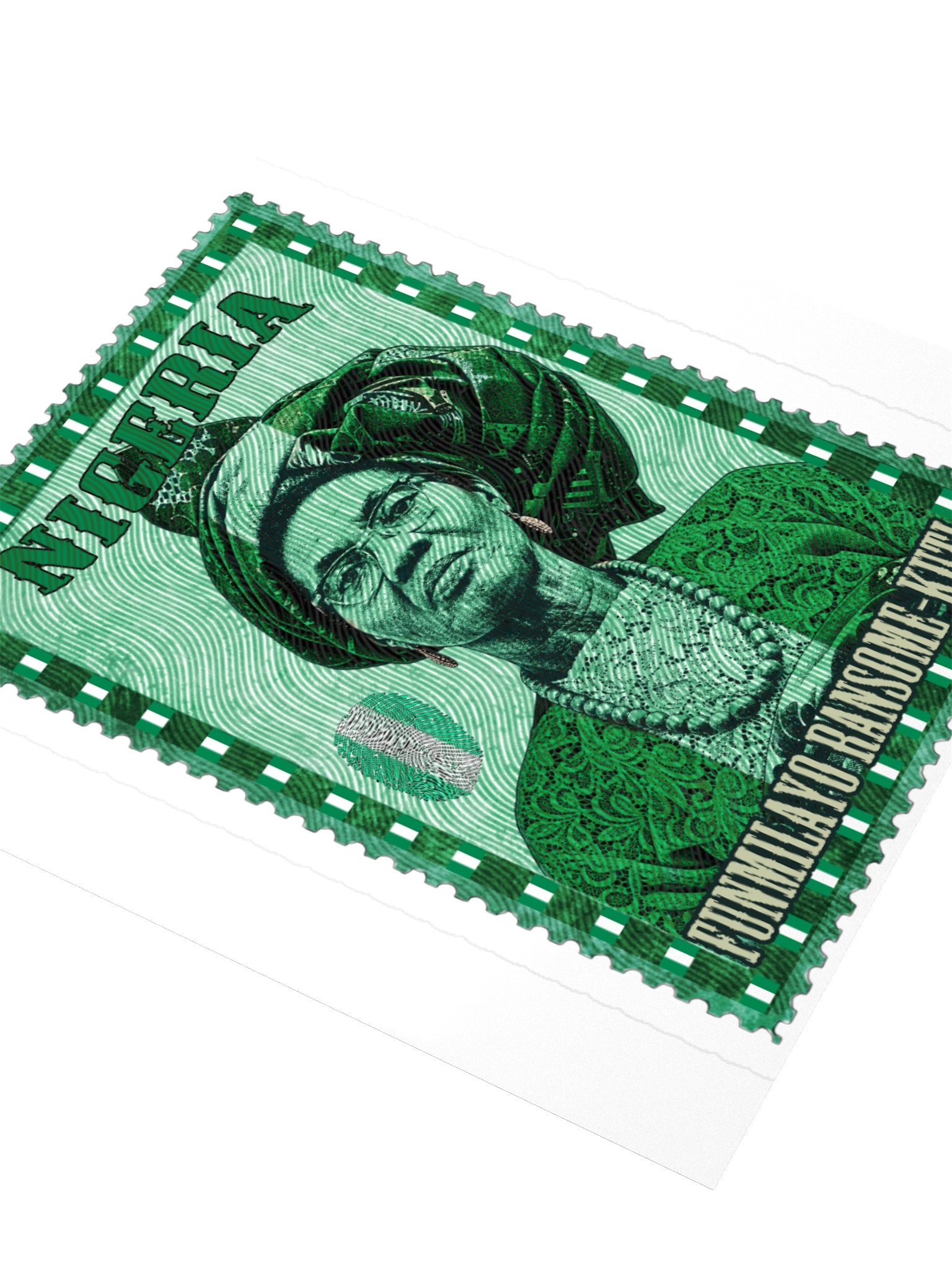 Funmilayo Ransome-Kuti Vintage Nigeria Postage Stamp Sticker product image (7)