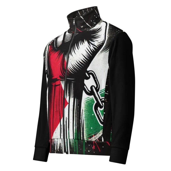 Liberation Unleashed Track Jacket | Ai Design Free Palestina product image (1)