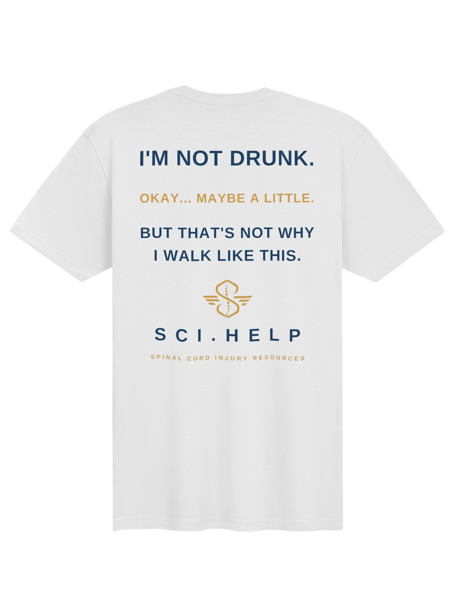 I'm Not Drunk T-Shirt - White product image (2)