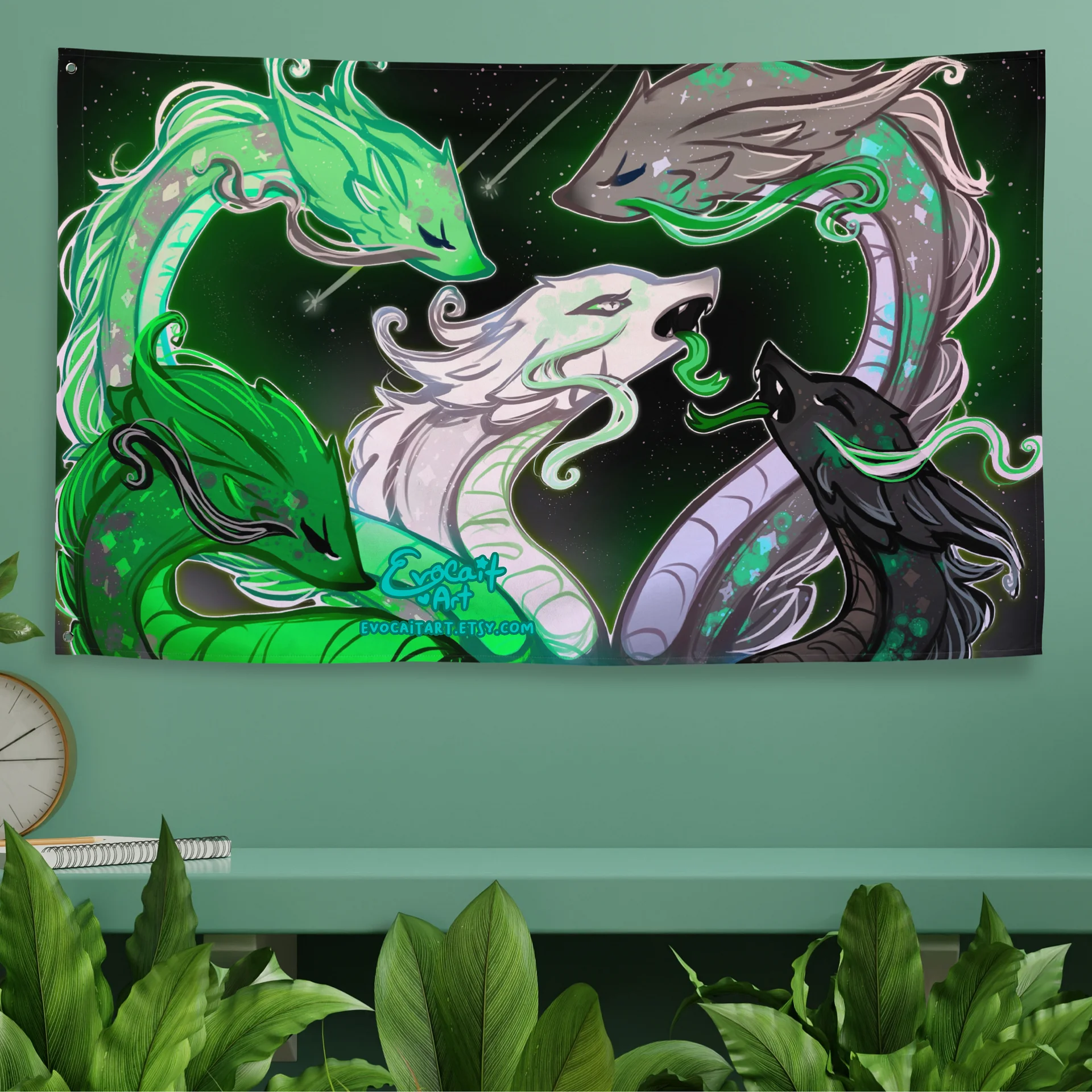 Fantasy Hydra Aromantic Subtle Pride Flag product image (1)