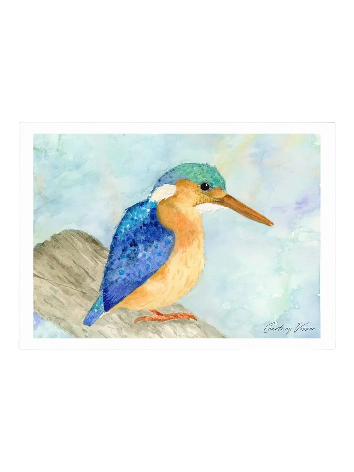 Malachite kingfisher print product image (1)