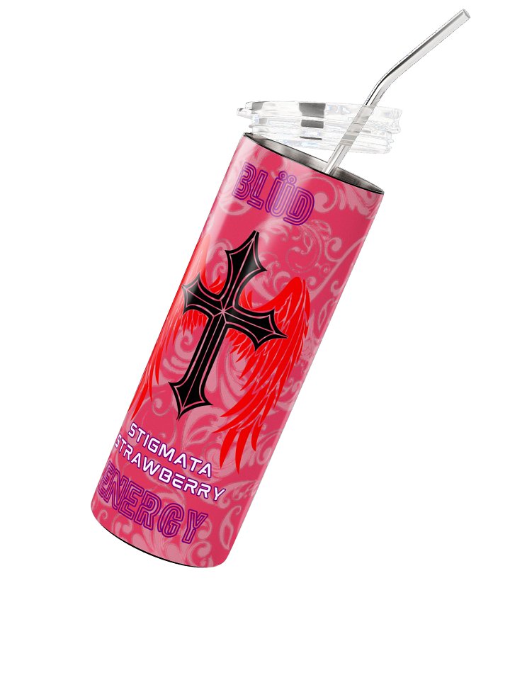 Blüd Energy Stigmata Strawberry steel tumbler product image (2)