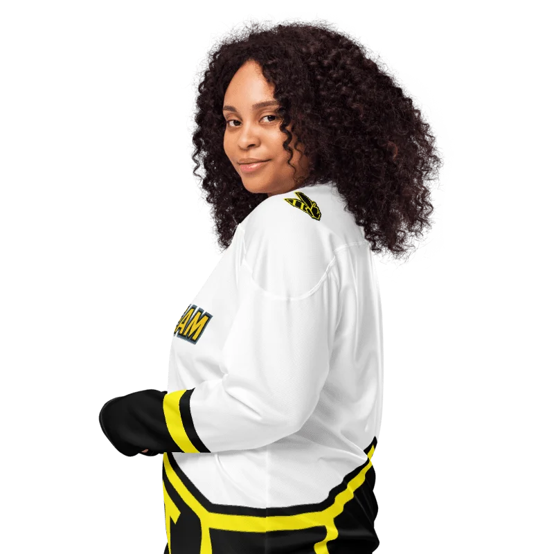 B-Team Sting Jersey - White And Black - Blank product image (10)