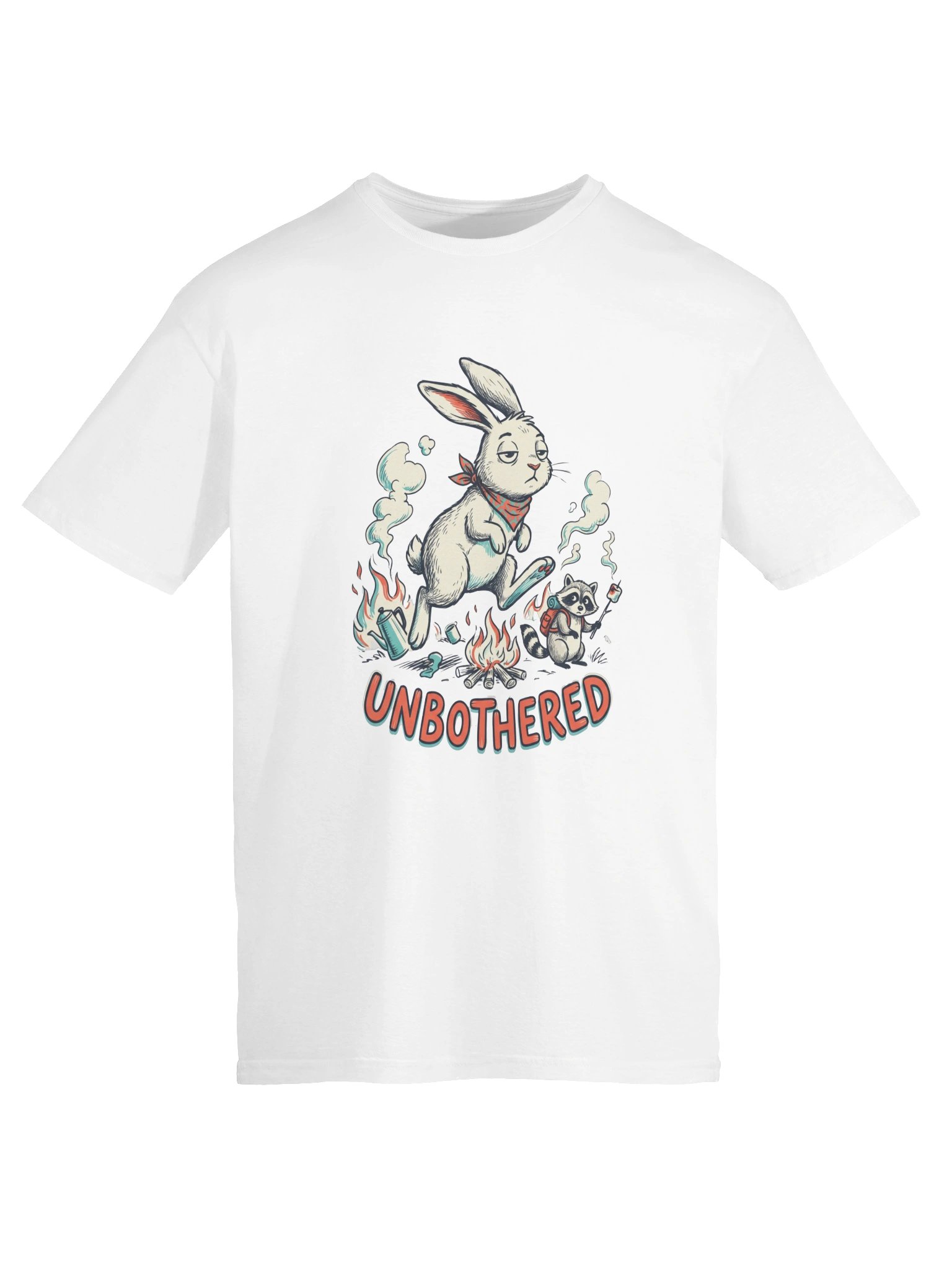 Bunny Unbothered - Sarcastic Funny Animal Lover T-Shirt | Witty Rabbit Attitude Tee product image (1)