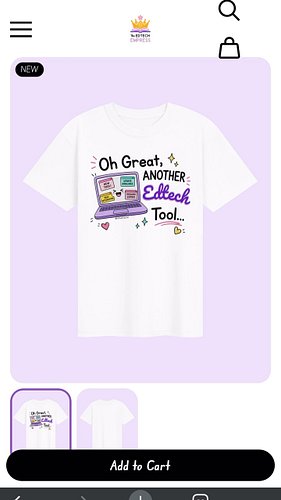 New Teacher Merch! 🎉
After way too many “one more EdTech tool” meetings, I figured it was time to turn our collective experie...