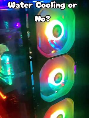Wall mounted Computer custom water Loop, Trust it? or No? #gamingsetup #smallstreamercommunity #corsair #asusrog @ASUS @corsair 
