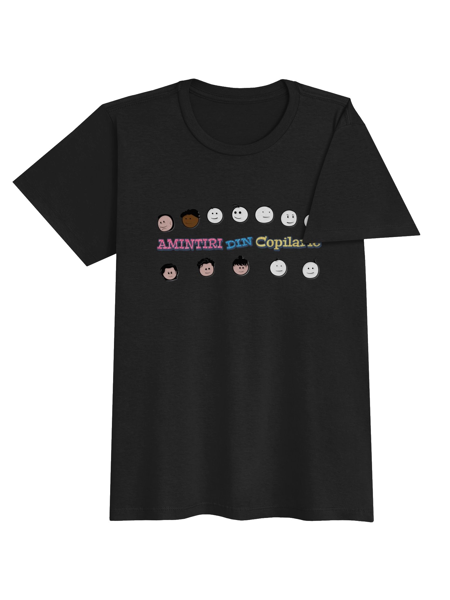 Tricou Damă Negru – Amintiri Din Copilărie product image (4)