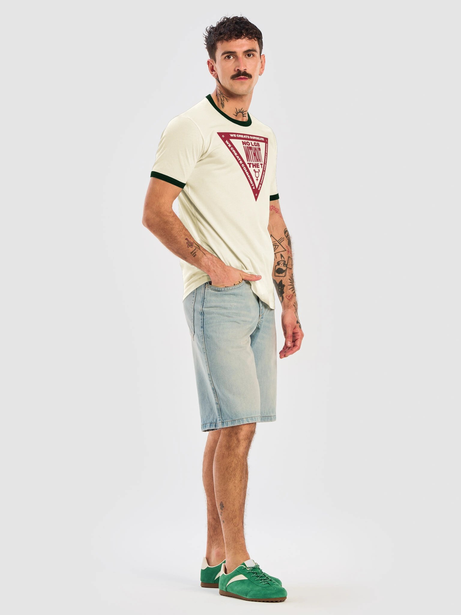 NO LGB WITHOUT THE T Ringer Tee product image (14)