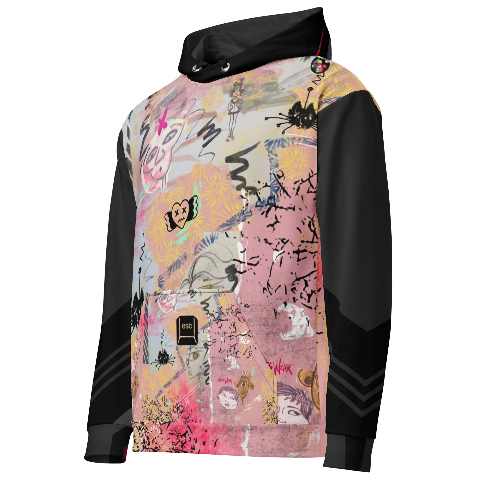 ArtToon 'Rosie' Unisex Art Hoodie product image (2)