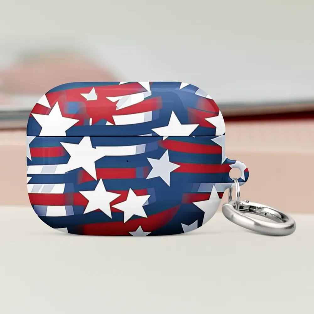 Patriotic Waves All-Over Print AirPods® Pro Gen 1 and 2 Gen 1 and 2, Gen 3 Cases product image (10)