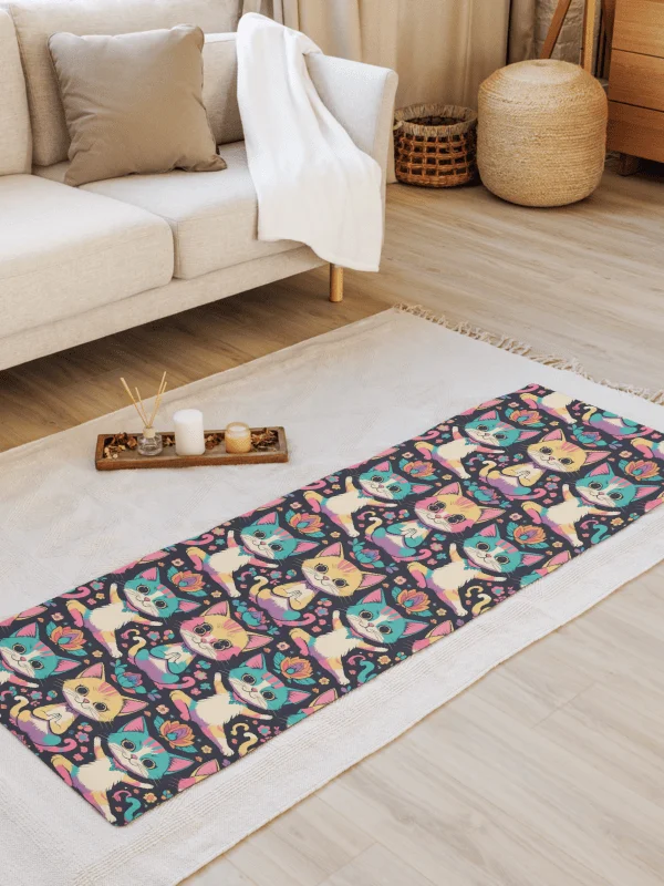 Feline Zen Yoga Mat product image (1)