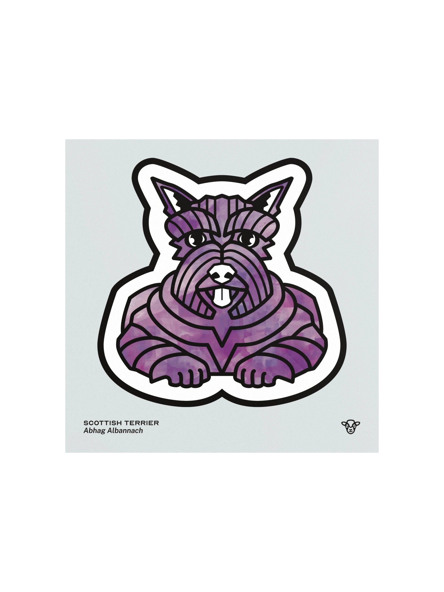 Scottish Terrier Matte Square Print product image (1)