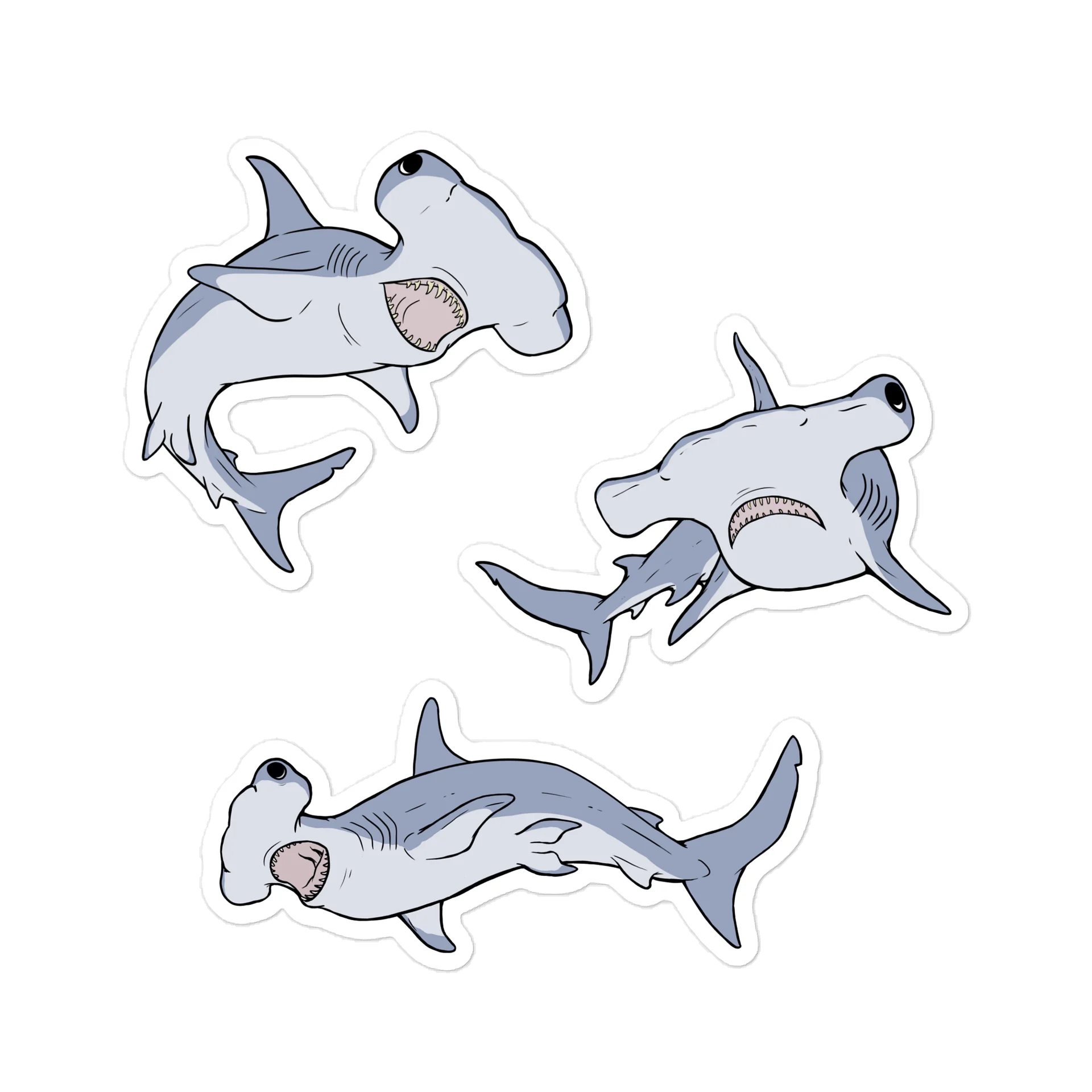 Hammerhead Shark Stickers product image (1)