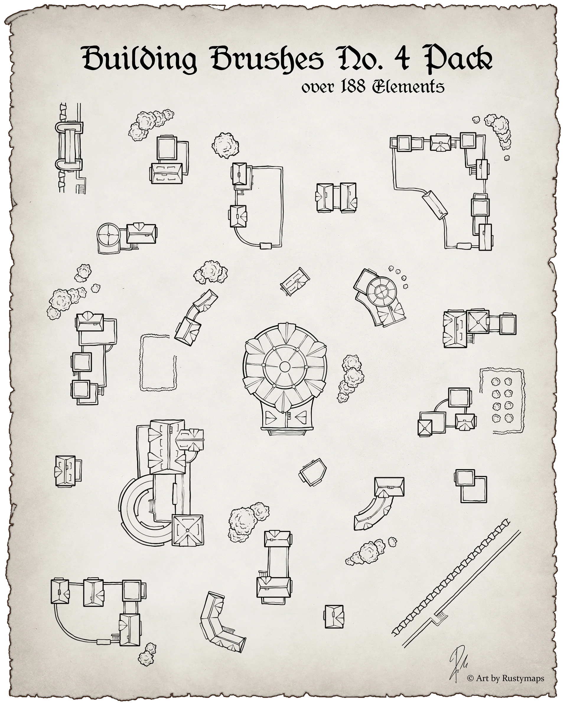 Building Brushes No. 4 Pack product image (1)