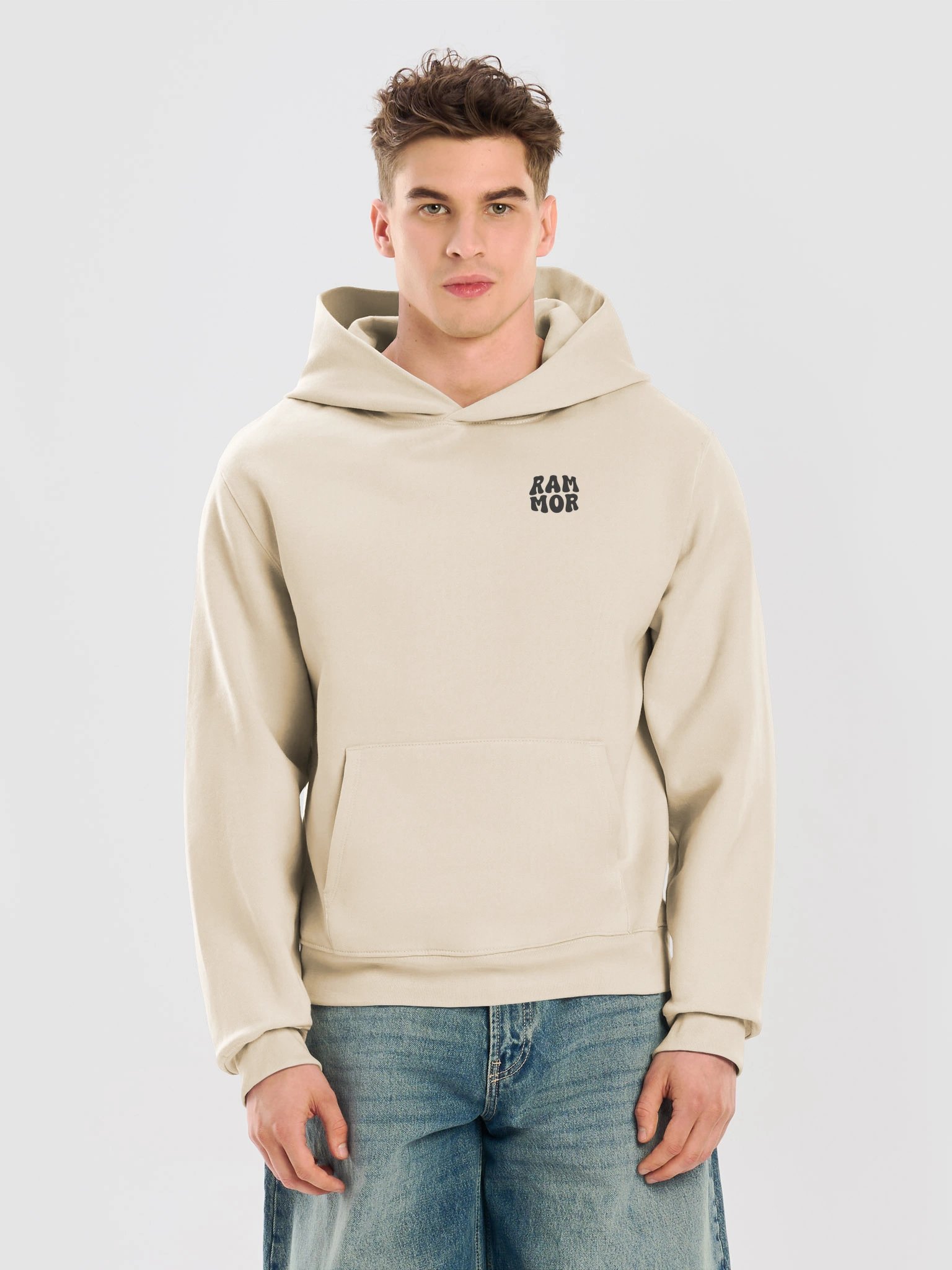 Butterfly Oversized Hoodie Dust / White product image (6)