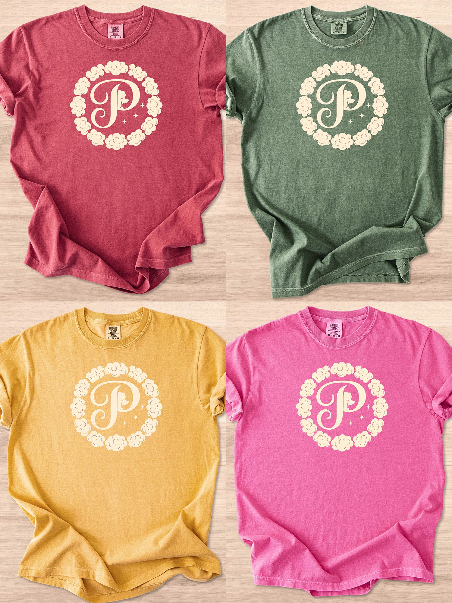Poodle Monogram Luxe Tee product image (25)