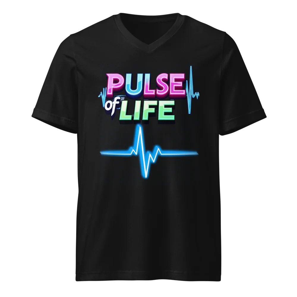 PULSE of LIFE V-Neck T-Shirt product image (1)
