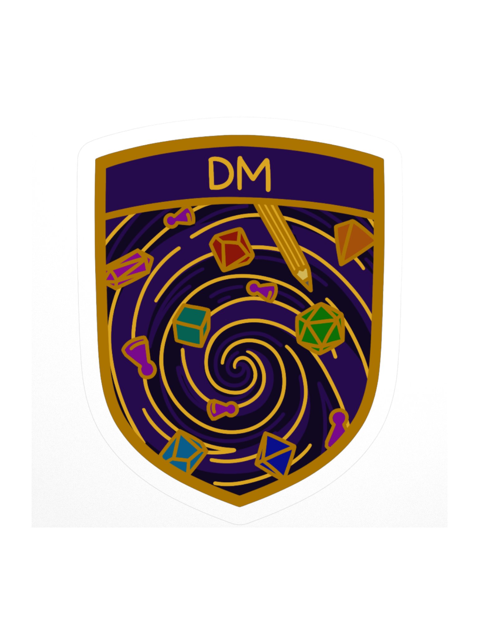 Dungeon Master Emblem Sticker product image (1)