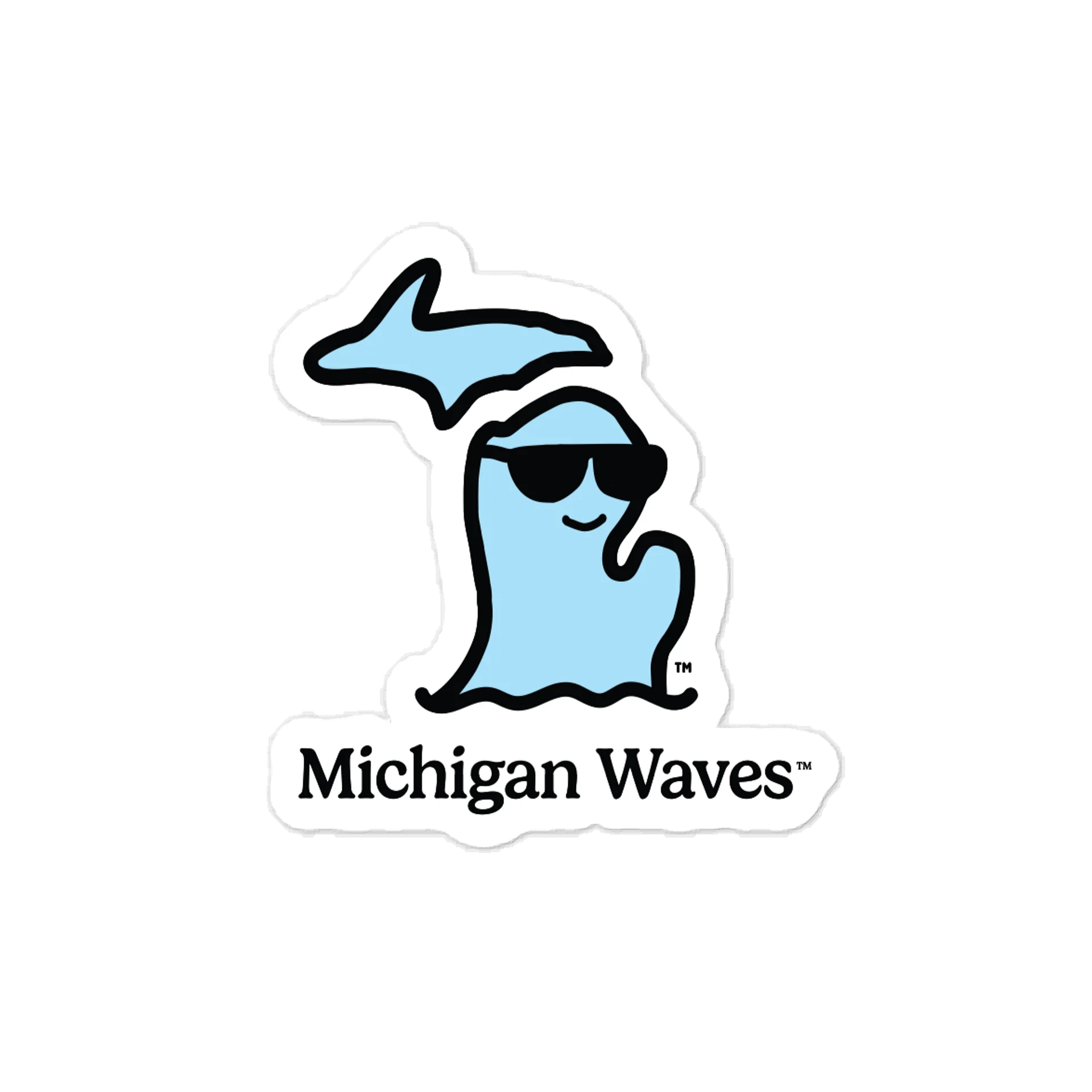 Michigan Waves™ Sticker product image (1)