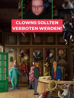 George hat einfach ausgesprochen, was viele denken | Stream Clip In Baphomets Fluch unterhält sich George Stobbart mit einem Kostümverkäufer. Der ist völlig überzeugt, dass es doch niemanden geben kann, der Clowns nicht leiden kann. 🤡 George sieht das allerdings etwas anders und meint kurzerhand, dass Clowns und Pantomimen eigentlich verboten gehören. 😂 Ich muss zugeben: Bei den Clowns war ich direkt auf seiner Seite. Bei den Pantomimen allerdings nur fast... denn diese eine Pantomimin darf vielleicht eine Ausnahme bleiben. 😉 Manchmal sind es genau diese trockenen Dialoge, die den Charme von Baphomets Fluch ausmachen. 👉 Welcher Videospiel-Charakter hat schon mal genau das ausgesprochen, was ihr gedacht habt? 📺 Mehr Story-Momente & Stream Highlights: Twitch: twitch.tv/tigerkiller93 YouTube: youtube.com/tigerkiller93 Ich bin Tigerkiller93, Gamer, Streamer und Fan packender Geschichten. Hier gibt’s Let’s Plays, spannende Demos, tiefgehende Abenteuer und ehrliches Game-Testing quer durch die Gaming-Welt! #BaphometsFluch #BrokenSword #StreamClip #GamingShorts #GamingMoment #AdventureGame #PointAndClick #GamingHumor #LetsPlay #StreamerMoment