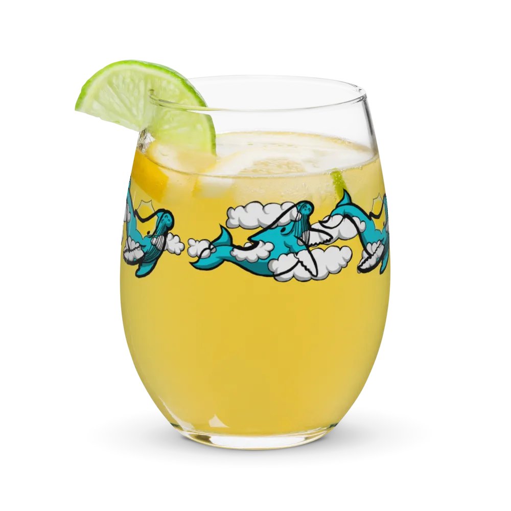 sky humpback whale stemless wine glass product image (12)