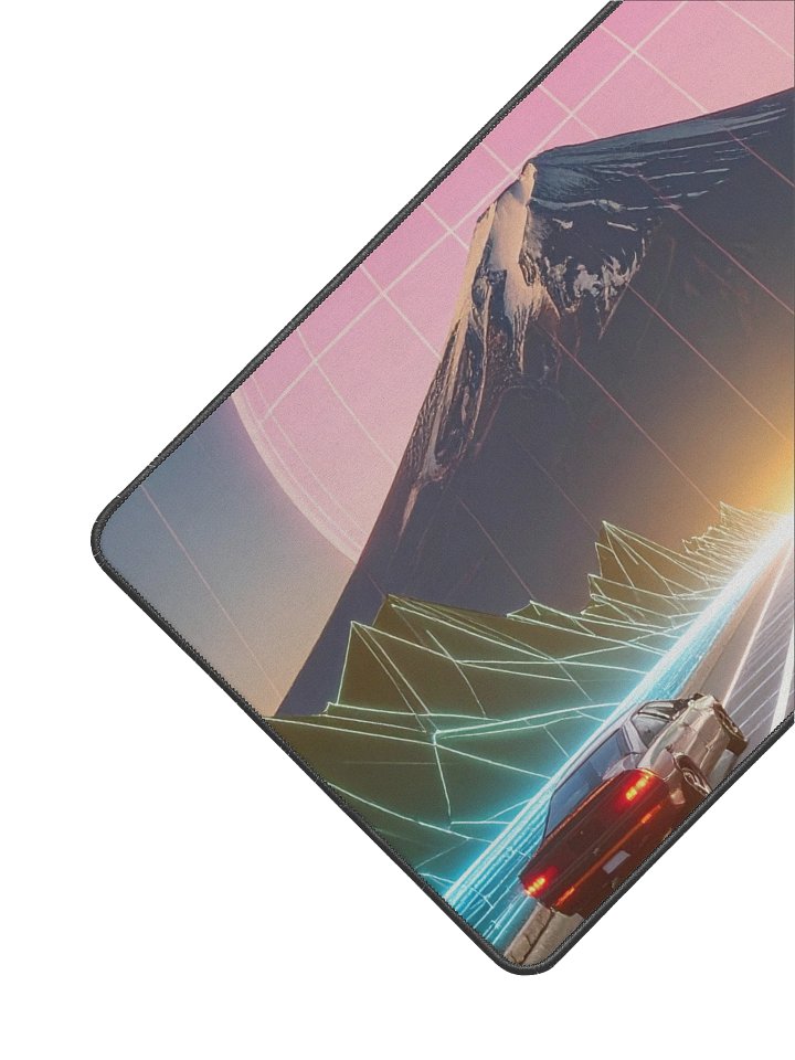 Neon Drive Desk Mat product image (2)
