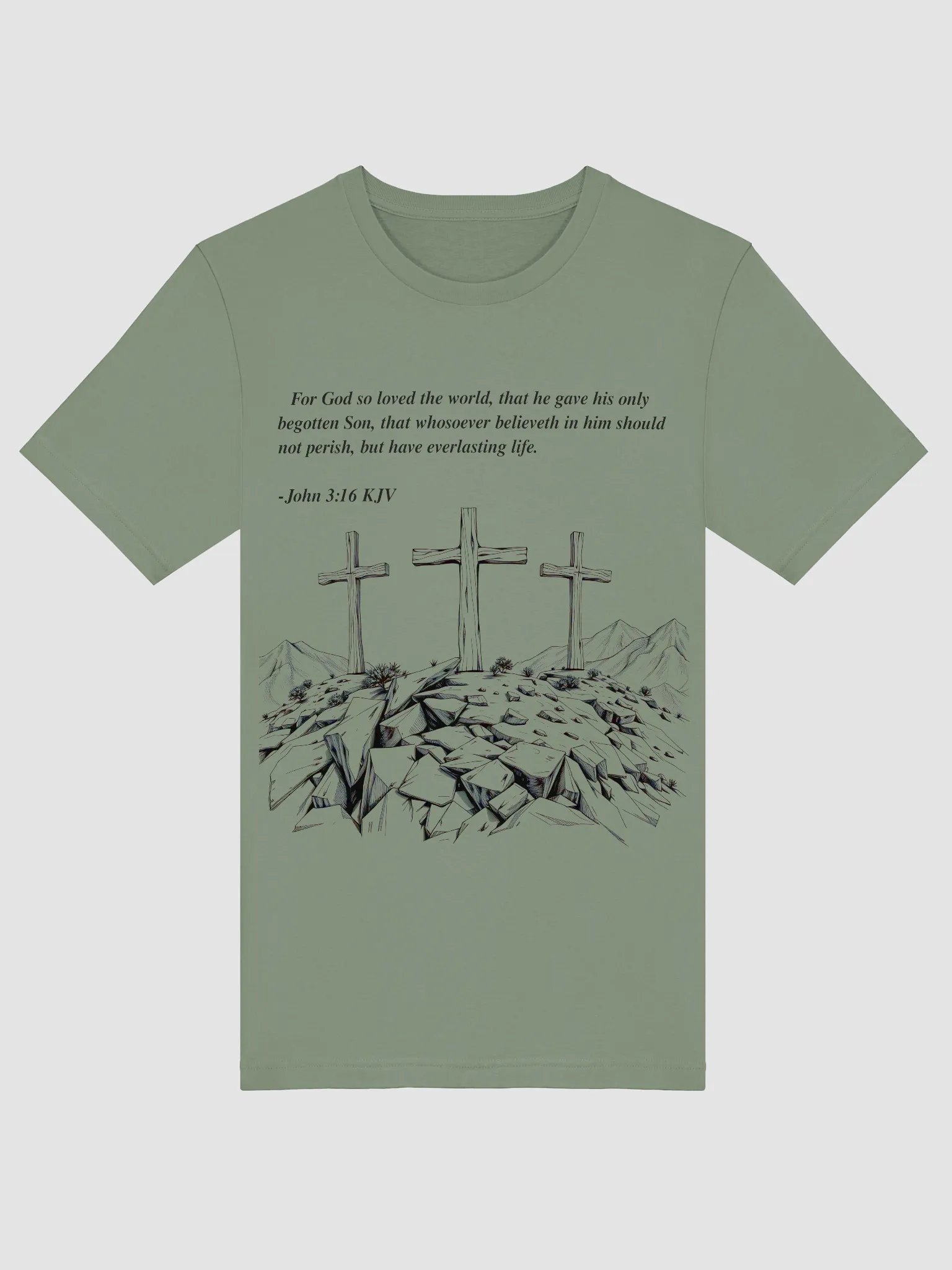 Bella Supersoft Tee-John3:16-B product image (1)