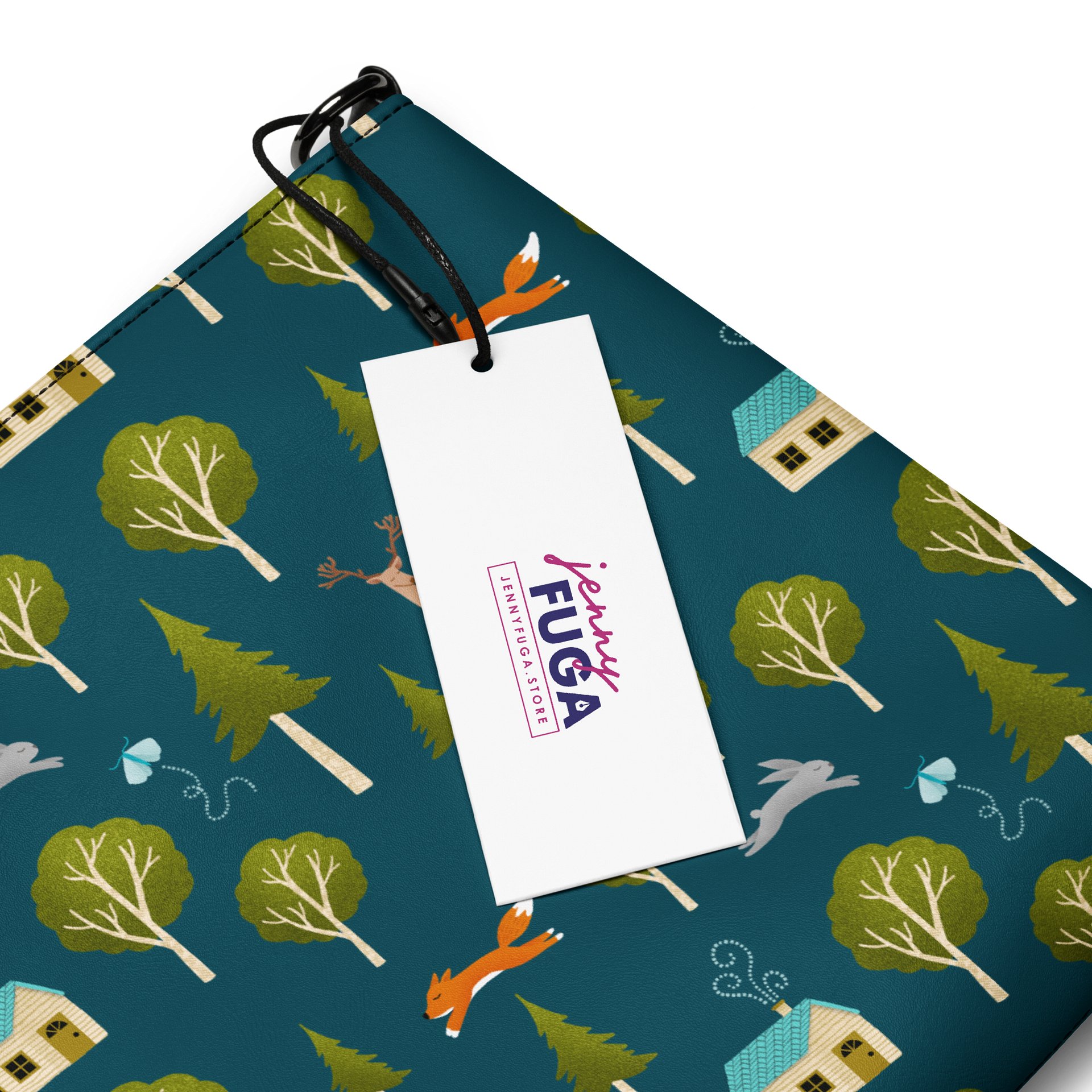 Cozy Cabin and Forest Animals Crossbody Bag product image (4)