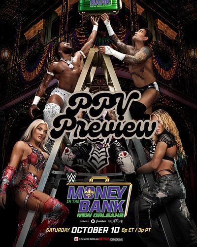 💼 WWE MONEY IN THE BANK IS TONIGHT 💼

🏆 Roman Reigns (c) vs. LA Knight — World Heavyweight Championship
💼 Men’s Ladder: CM Pu...