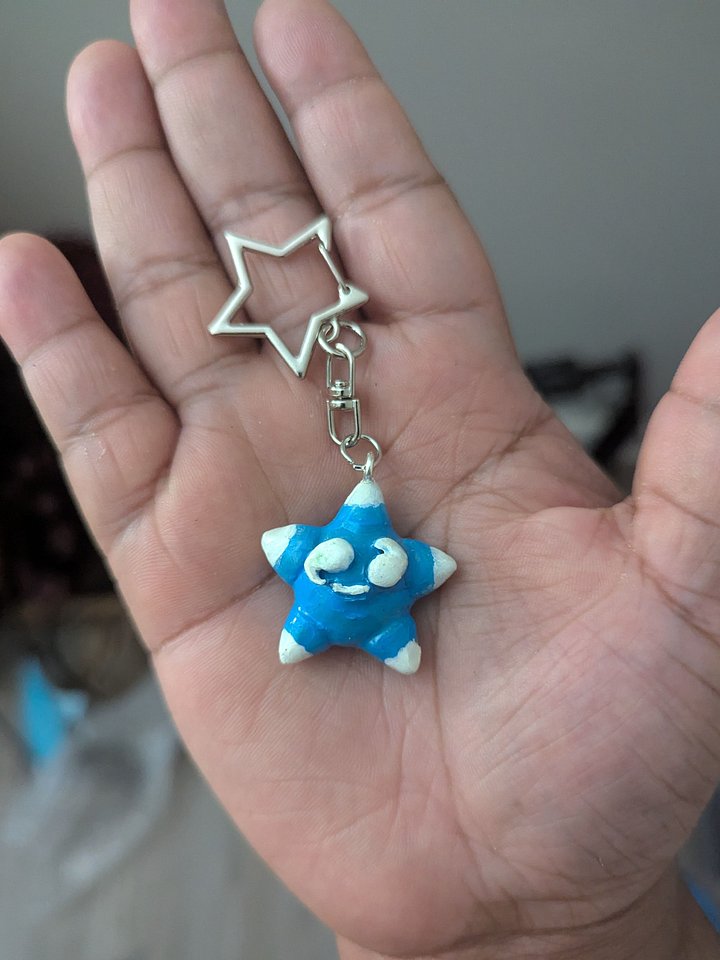 Minior Star Keychain Charm product image (1)