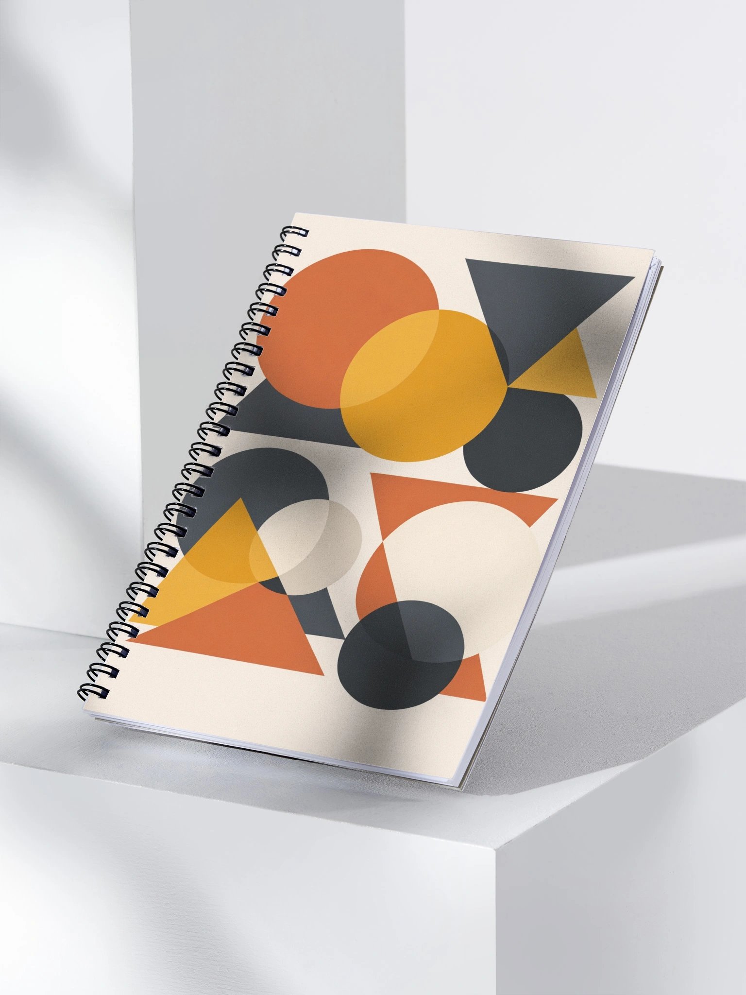 Geometric Fusion Spiral Notebook product image (3)