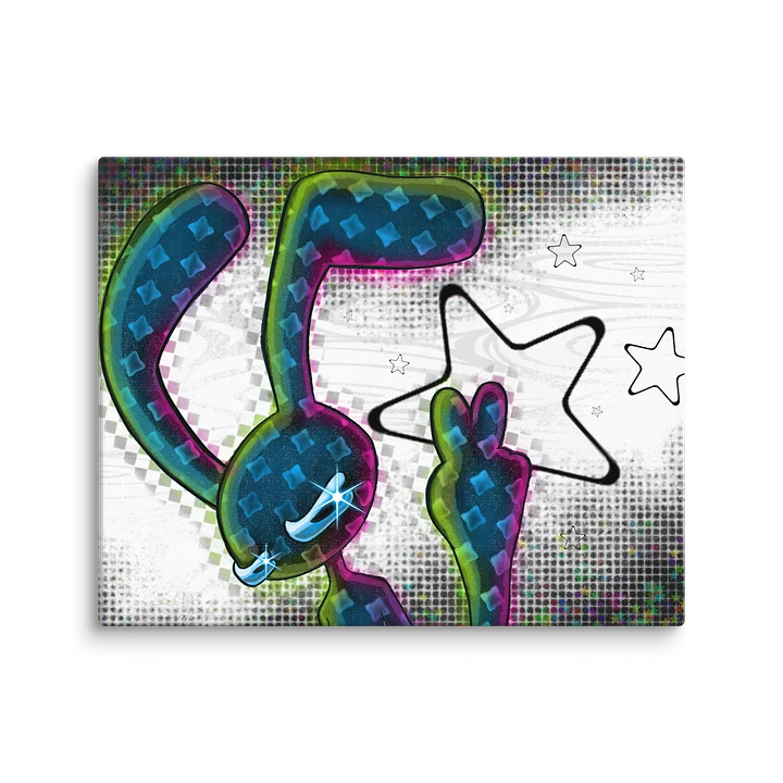 Big Neon Bunny Canvas Guy product image (1)