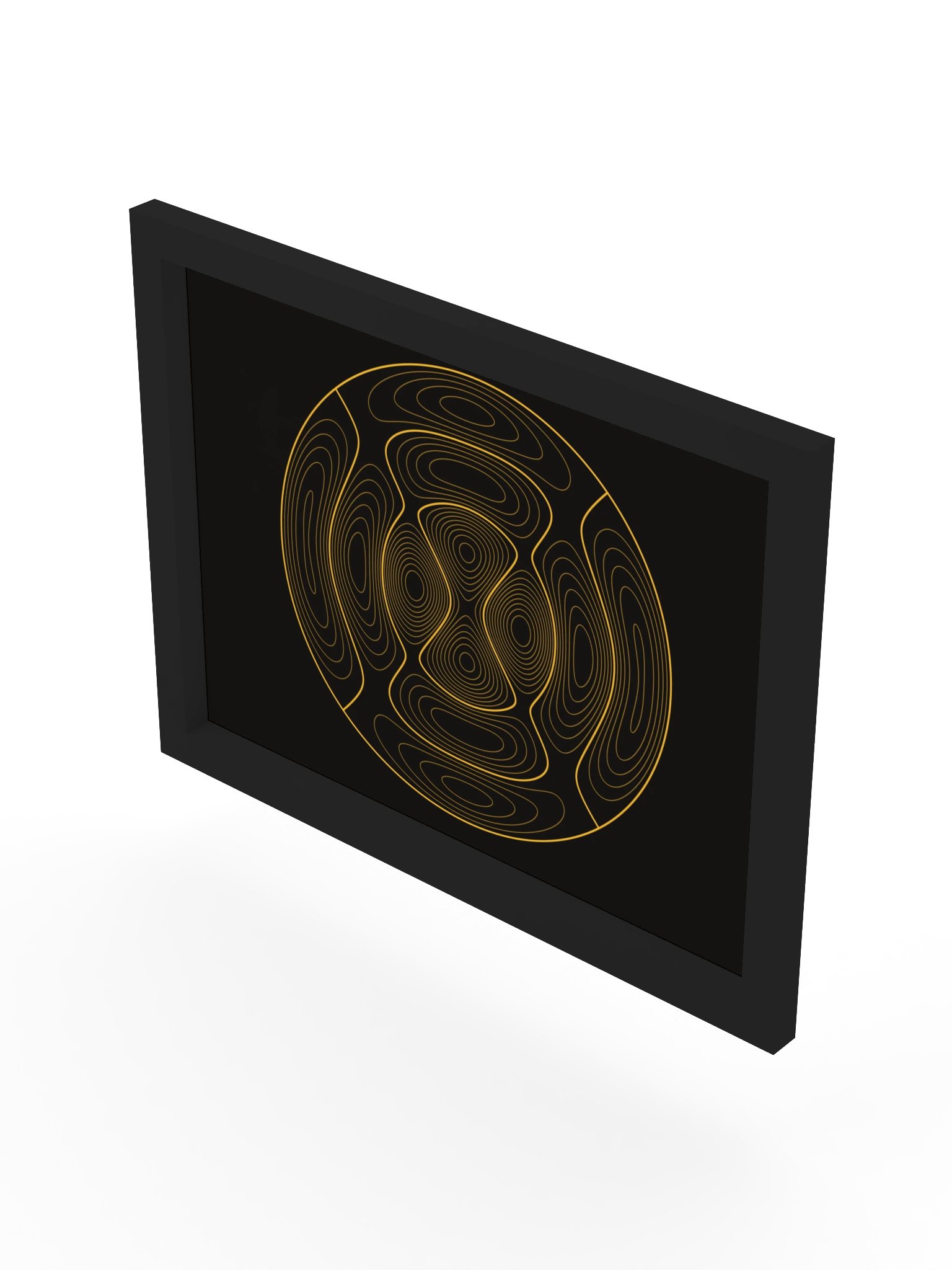 Heart · Lines Framed Poster product image (64)