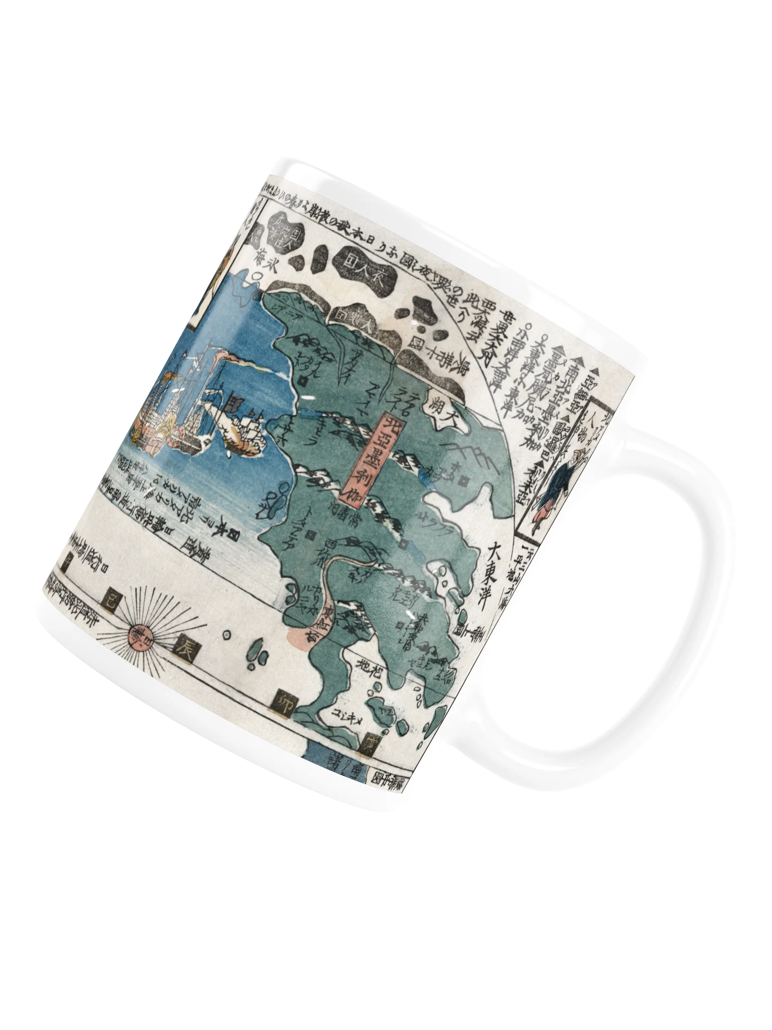 Historical Japanese Map Mug product image (6)