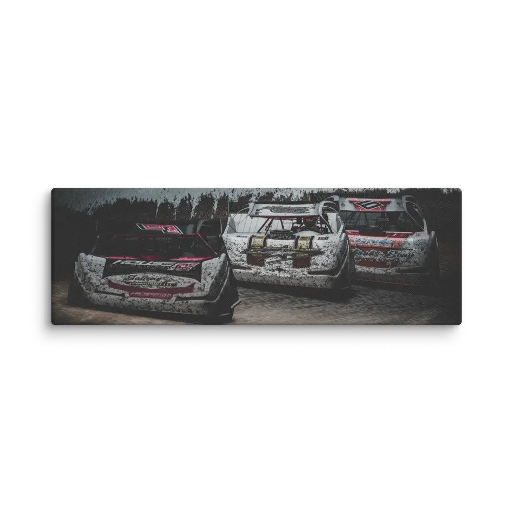 3 Car Canvas Wall Hanging product image (1)