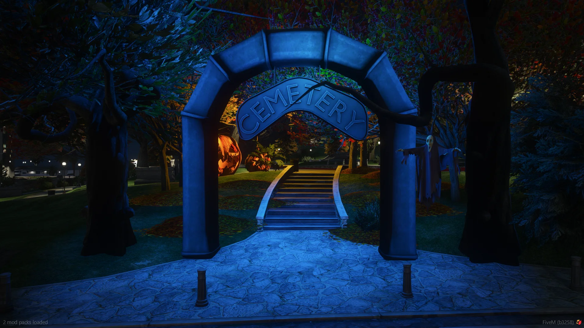 Halloween Party at the Cemetery Update V3 [FIVE M MAP] product image (8)