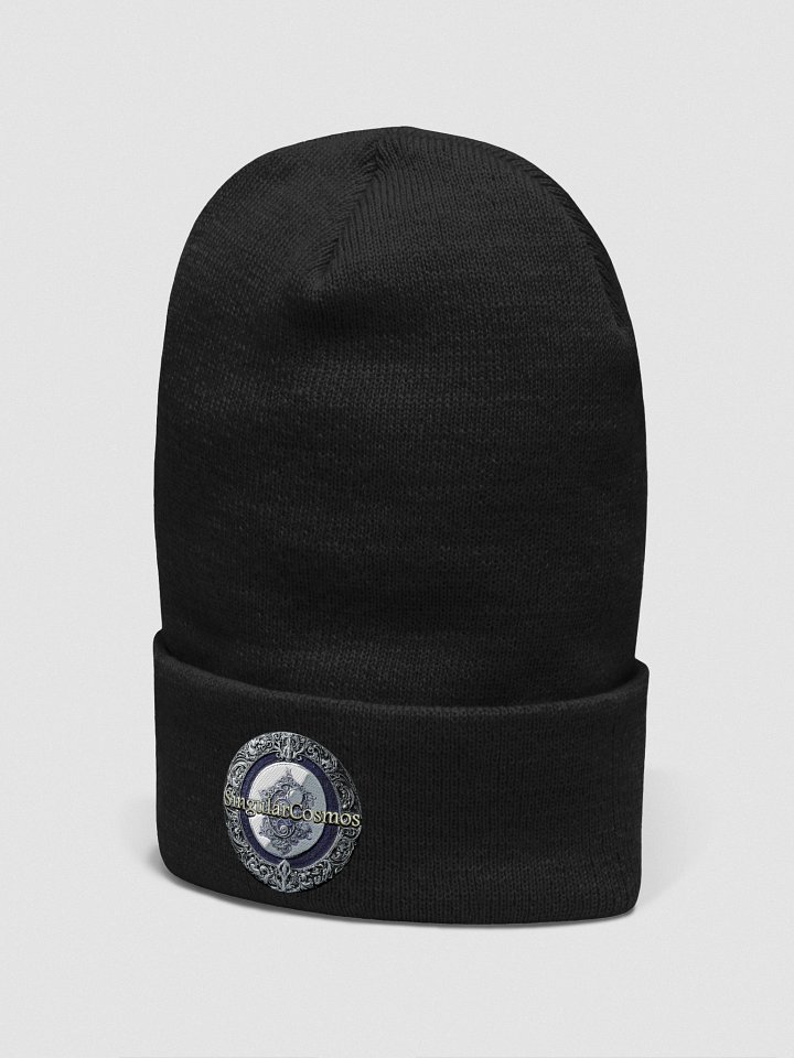 Singular Cosmos Black Cuffed Beanie product image (2)