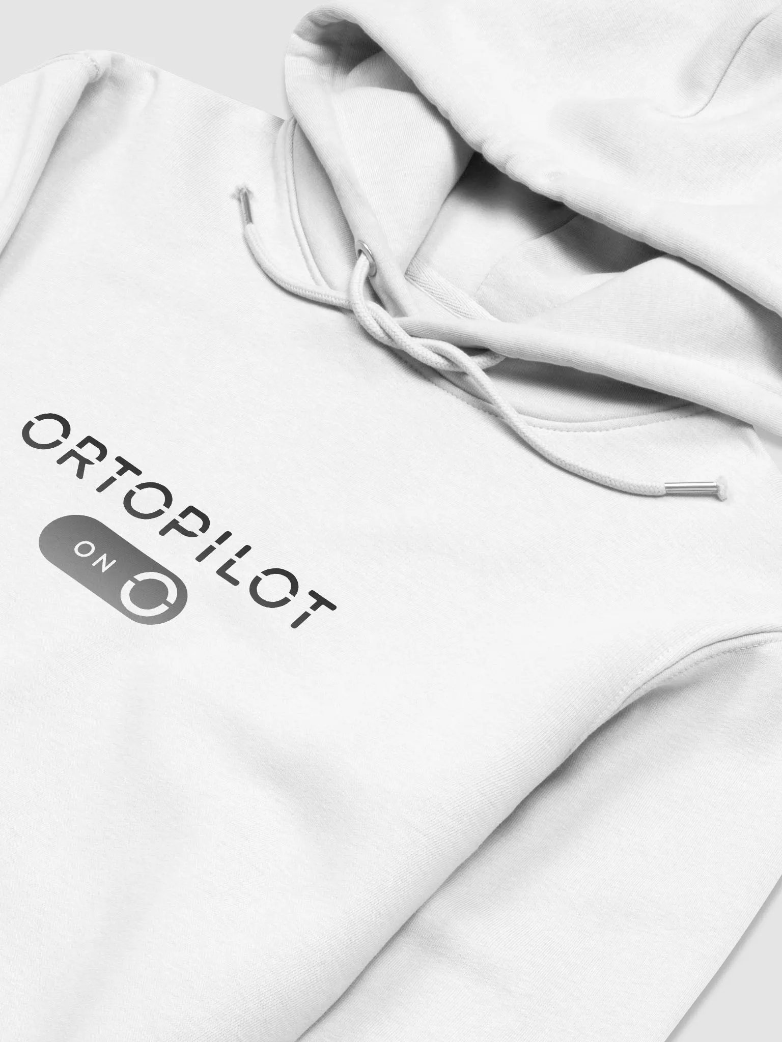 'ORTOPILOT ON' (B/W) PREMIUM HOODIE product image (6)