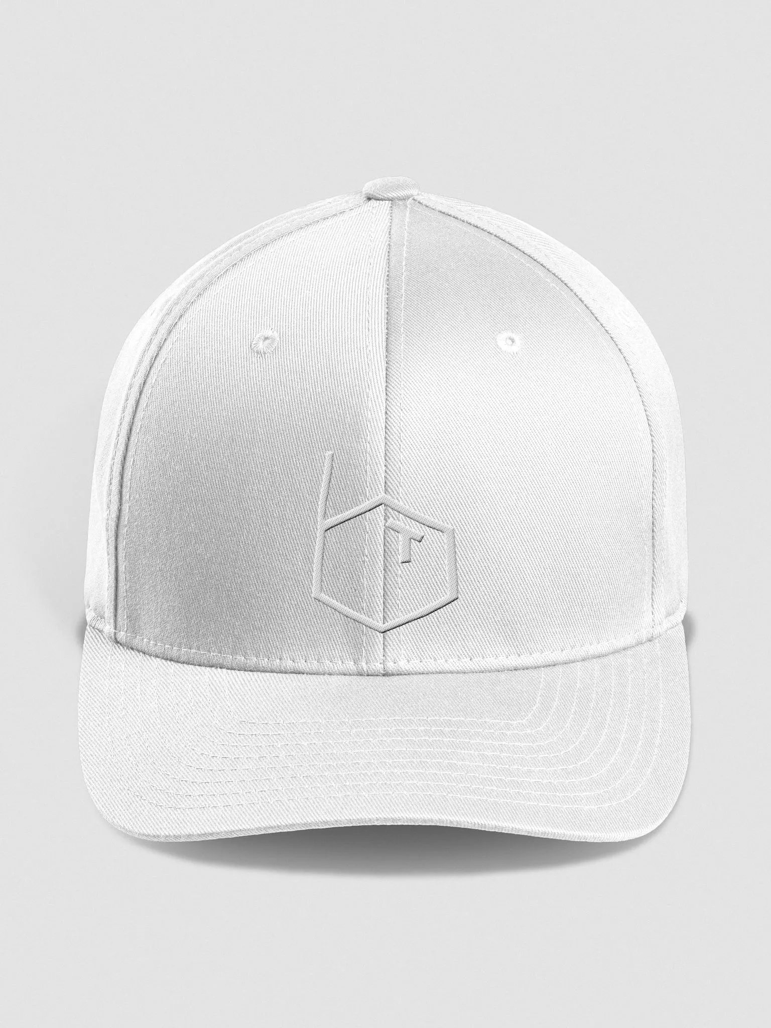 'BT' White On White Flex Fit product image (1)