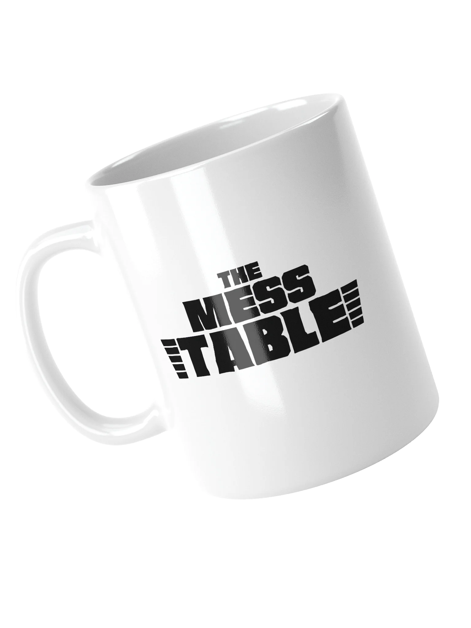 White Mug with Black TMT Banner product image (11)