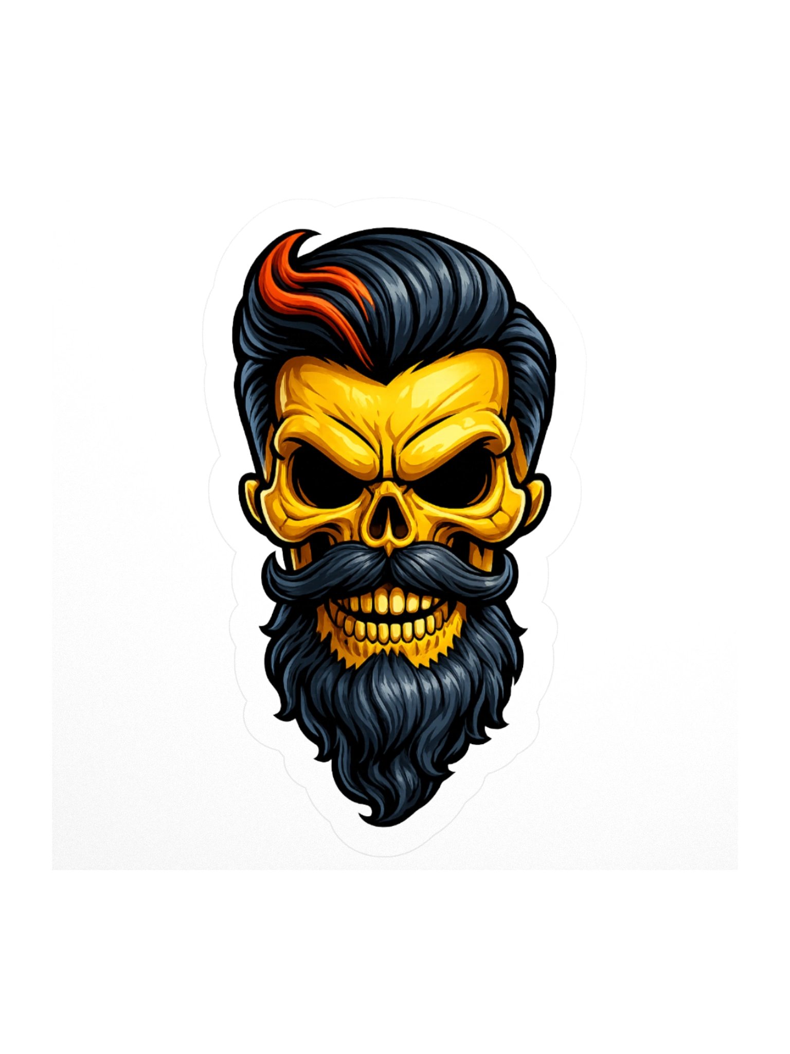 BeardedHostility Angry Emote Sticker product image (1)